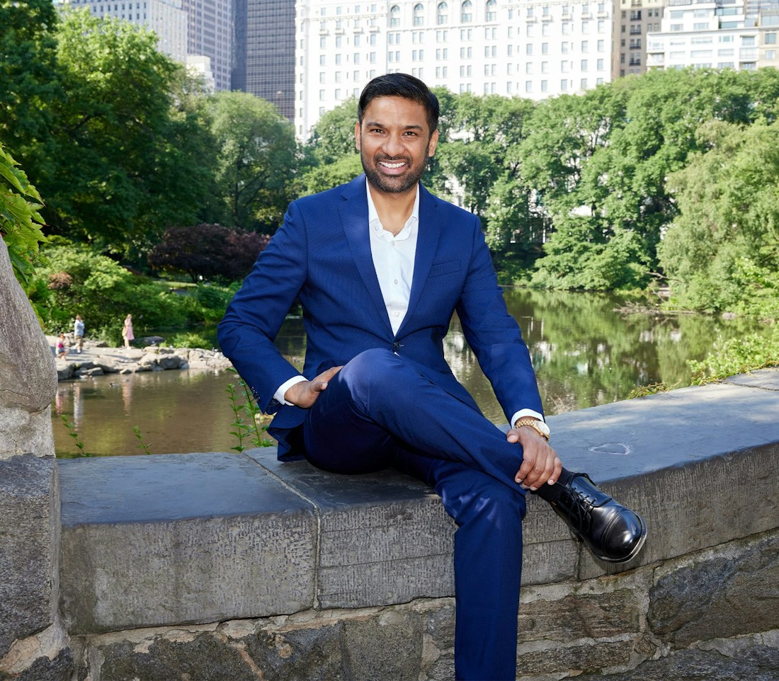 Portrait of Dr. Mansher Singh in New York